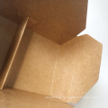 Caja de lonchera de papel kraft biodegradable desechable